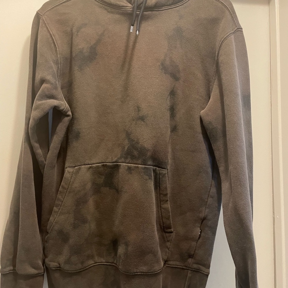 Men’s Brown Tie-Dye Hoodie